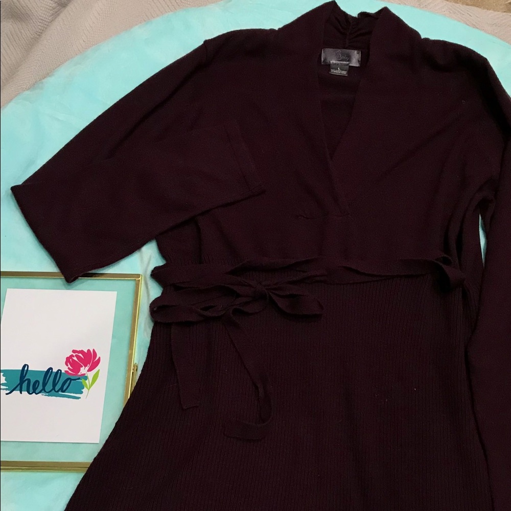 Purple Maternity sweater, super cute!